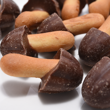 meiji 明治 蘑菇型巧克力饼 74g