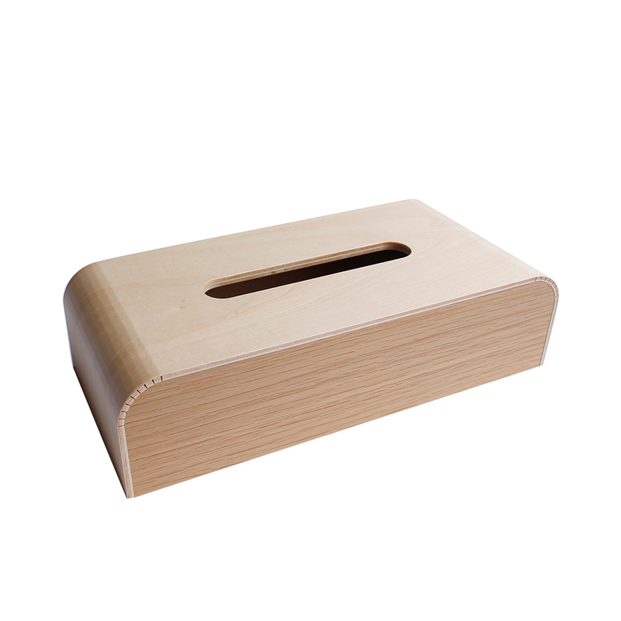 yamatojapan color box slim简约木制抽纸盒 1个 原木色