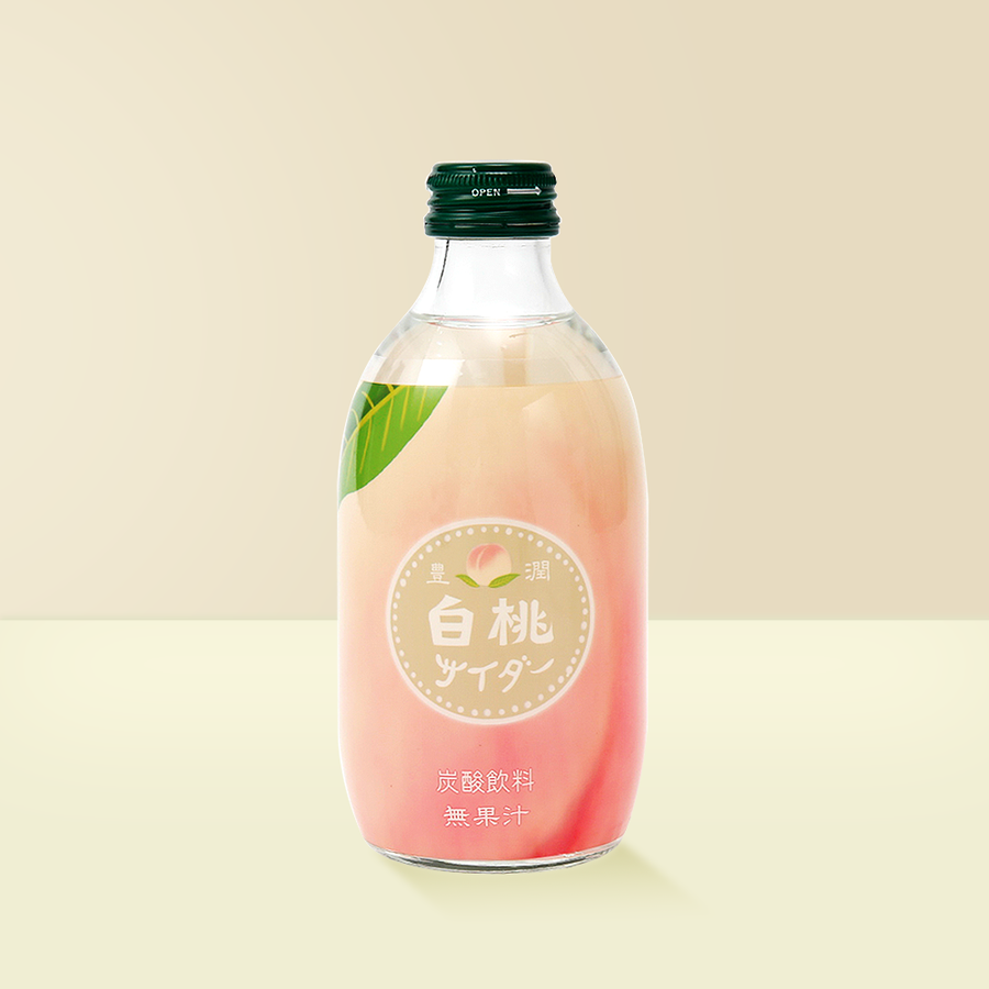 tomomasu 友桝饮料 日本人气水果味碳酸汽水 白桃味 300ml