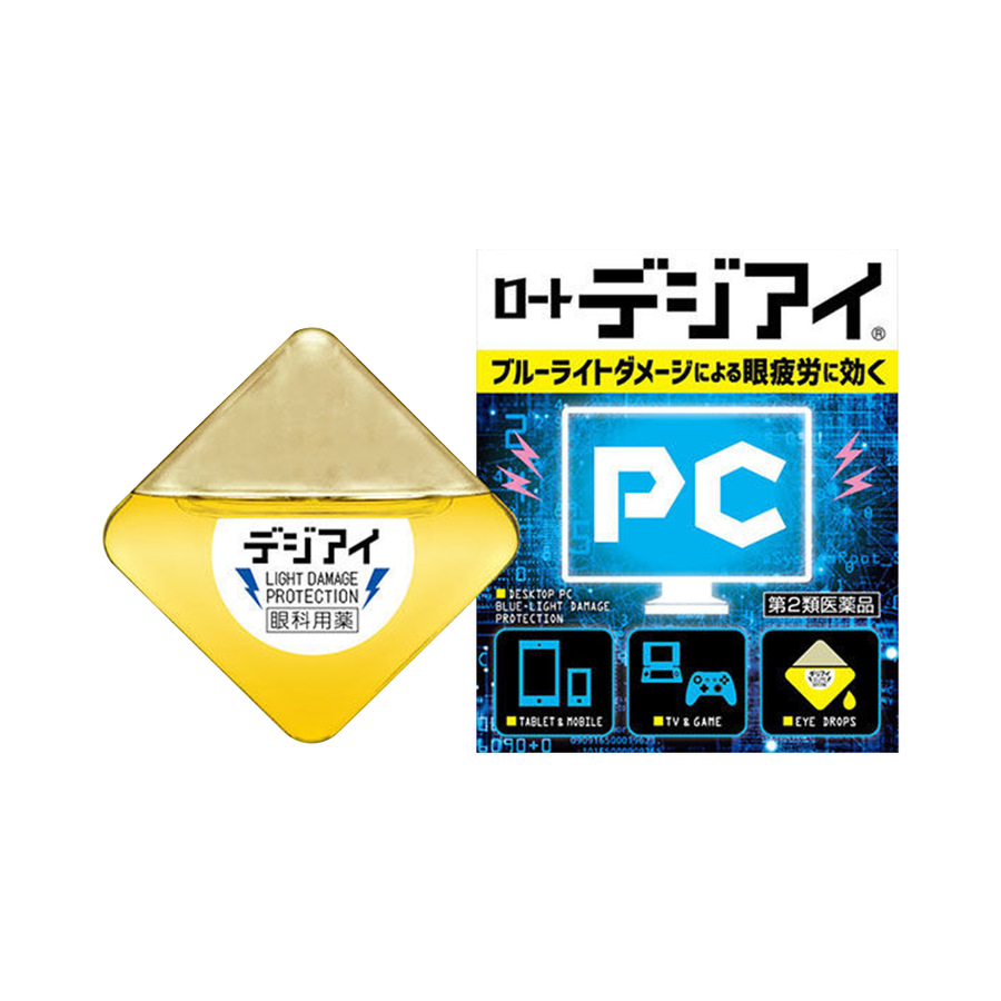 自营rohto 乐敦 digi eye眼药水 初音未来版 12ml