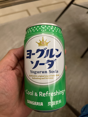 sangaria 桑格利亚 牛奶味碳酸乳酸菌汽水 350g