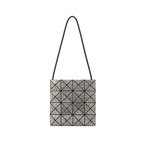 issey miyake 三宅一生 bao bao 2020夏季限定結晶礦石4x4斜挎包 灰色