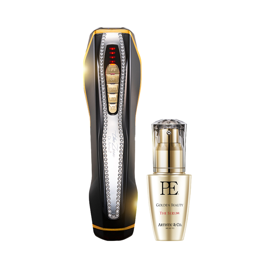 arrivo 宙斯脉冲舒缓提拉紧致美容仪 黑色 附送美容精华40ml 1台