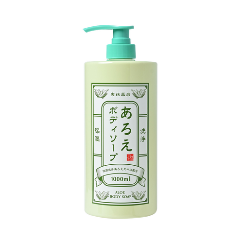 KUMANOYUSHI 熊野油脂 实花草爽 天然植物沐浴露 1000ml