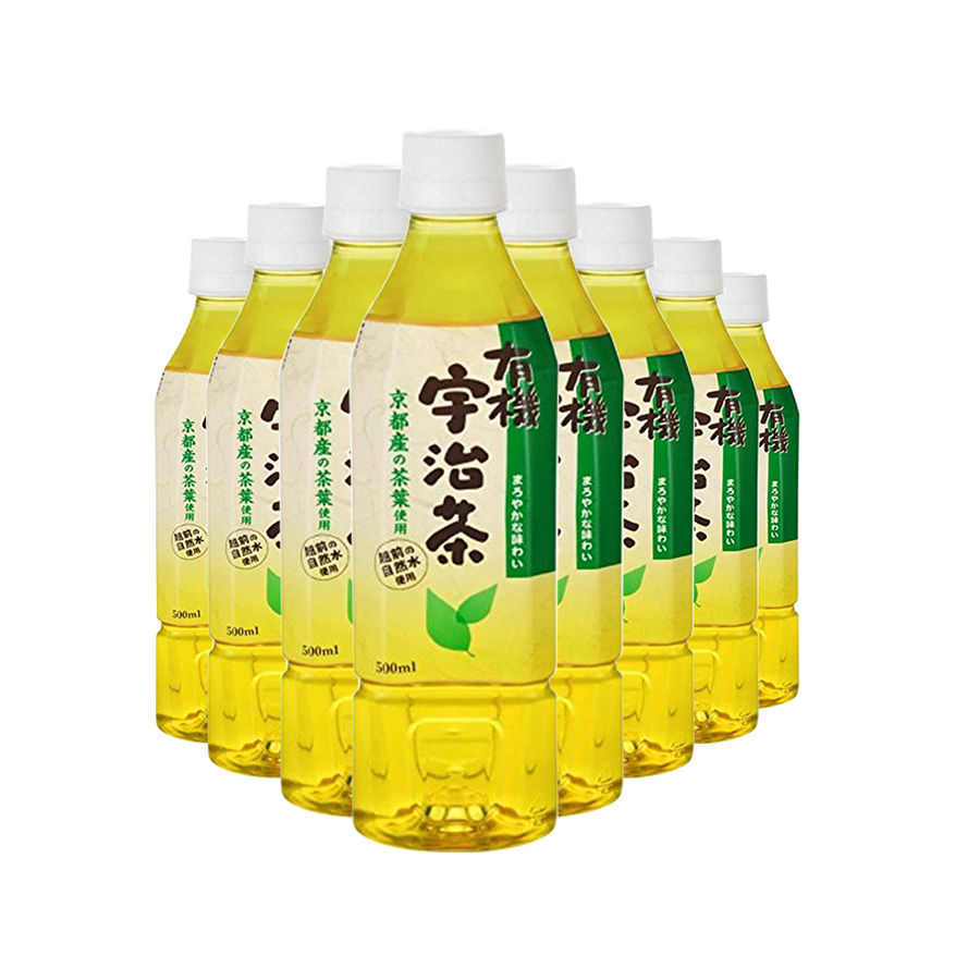 morita 盛田 有机宇治茶 500ml/瓶×8(一件包邮)