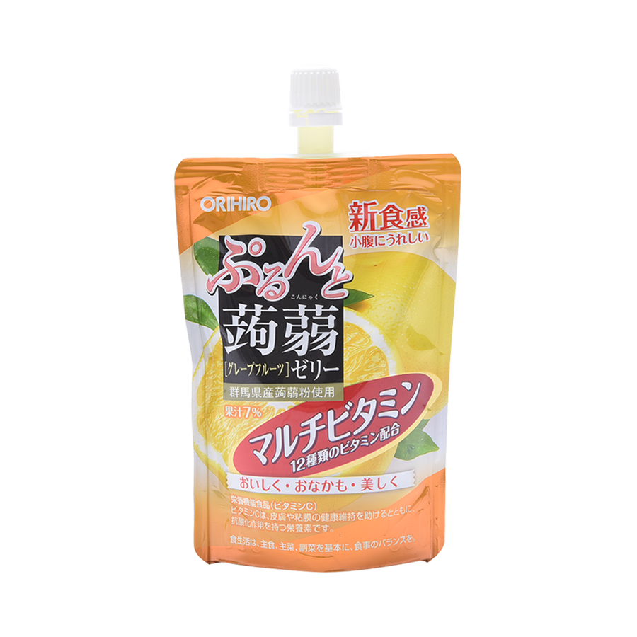 orihiro 立喜乐 多重维生素蒟蒻果冻 柚子味 130g