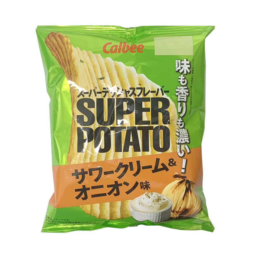 calbee 卡乐比 potatochips 酥脆浓香波纹薯片 酸奶油洋葱味 56g