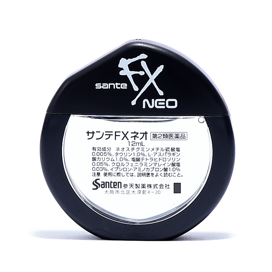 【农农限时专享】santen 参天制药 fx neo眼药水 银色款 12ml