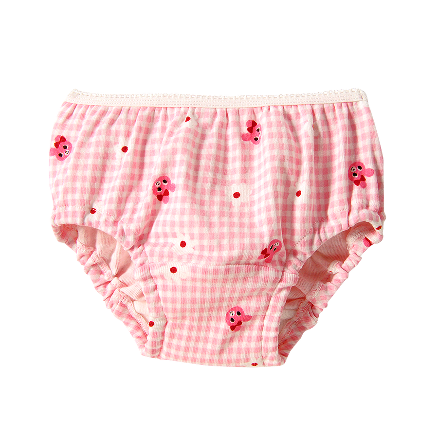 mikihouse 可爱卡通女童印花内裤 粉色 90